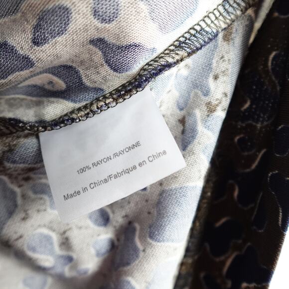 Tory Burch Animal Print Knee Length Skirt leopard print cheetah XS - Picture 12 of 13